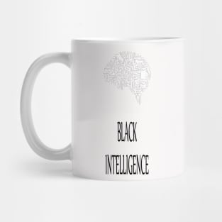 black intelligence Mug